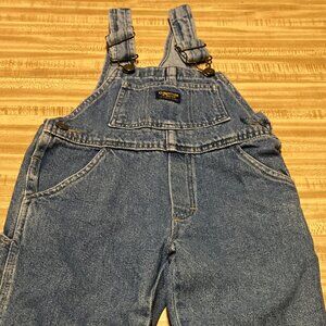 Oshkosh b'gosh vestbak blue jean bib overall carpenter coverall